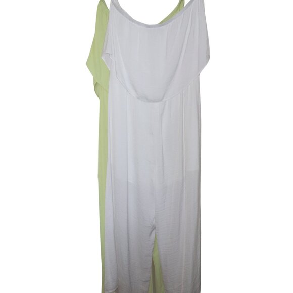 Naked Zebra - Yellow Strapless Jumpsuit - Picture 2 of 5